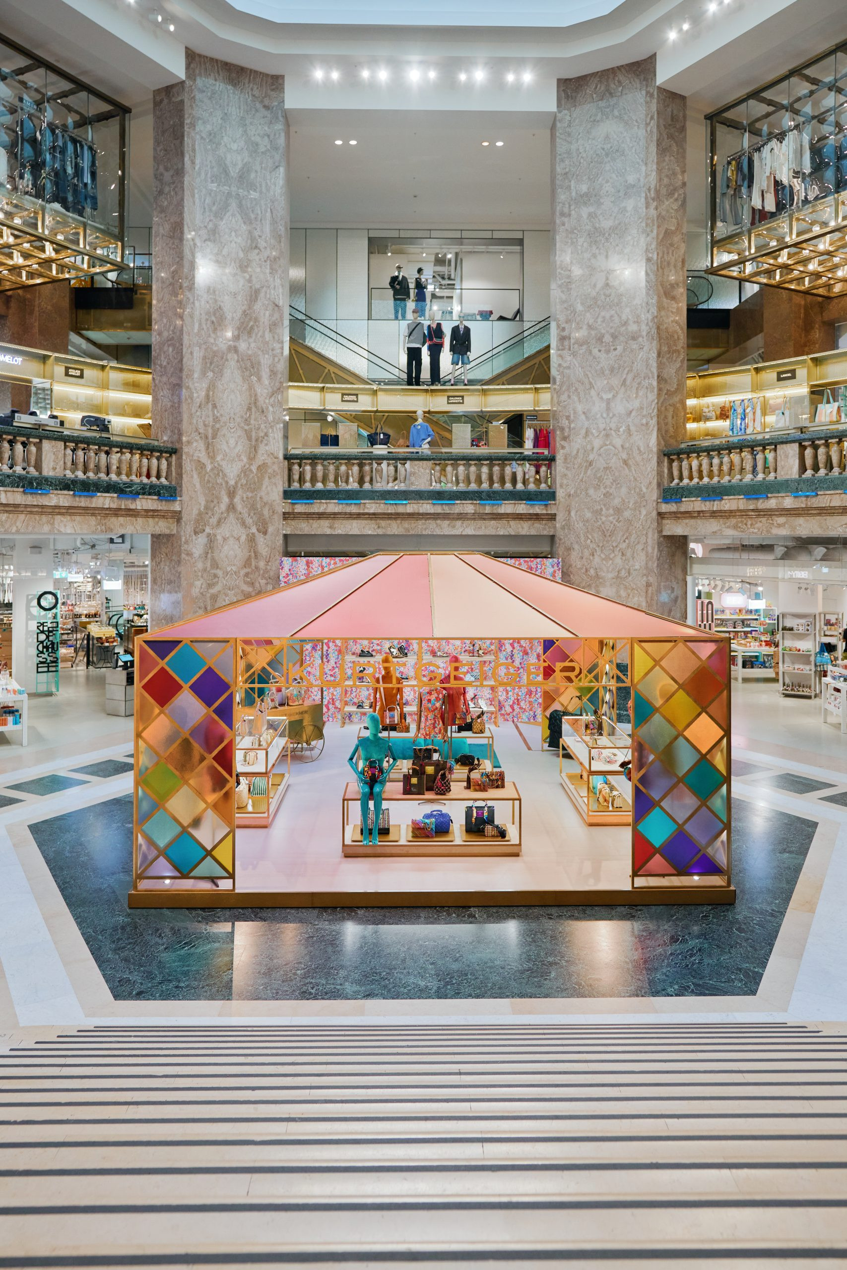 Installation within Galeries Lafayettes Champs-Elysées