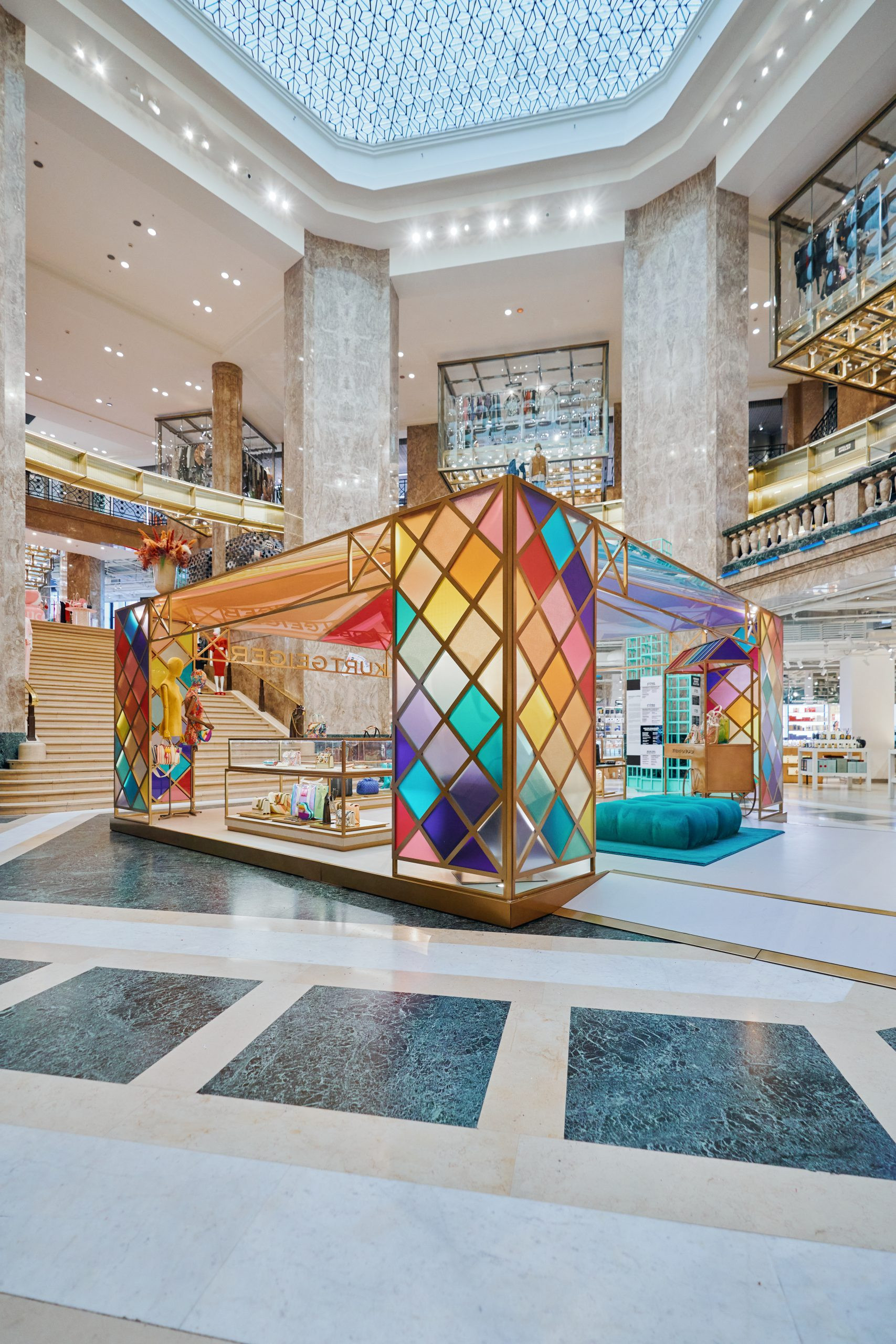 Installation within Galeries Lafayettes Champs-Elysées