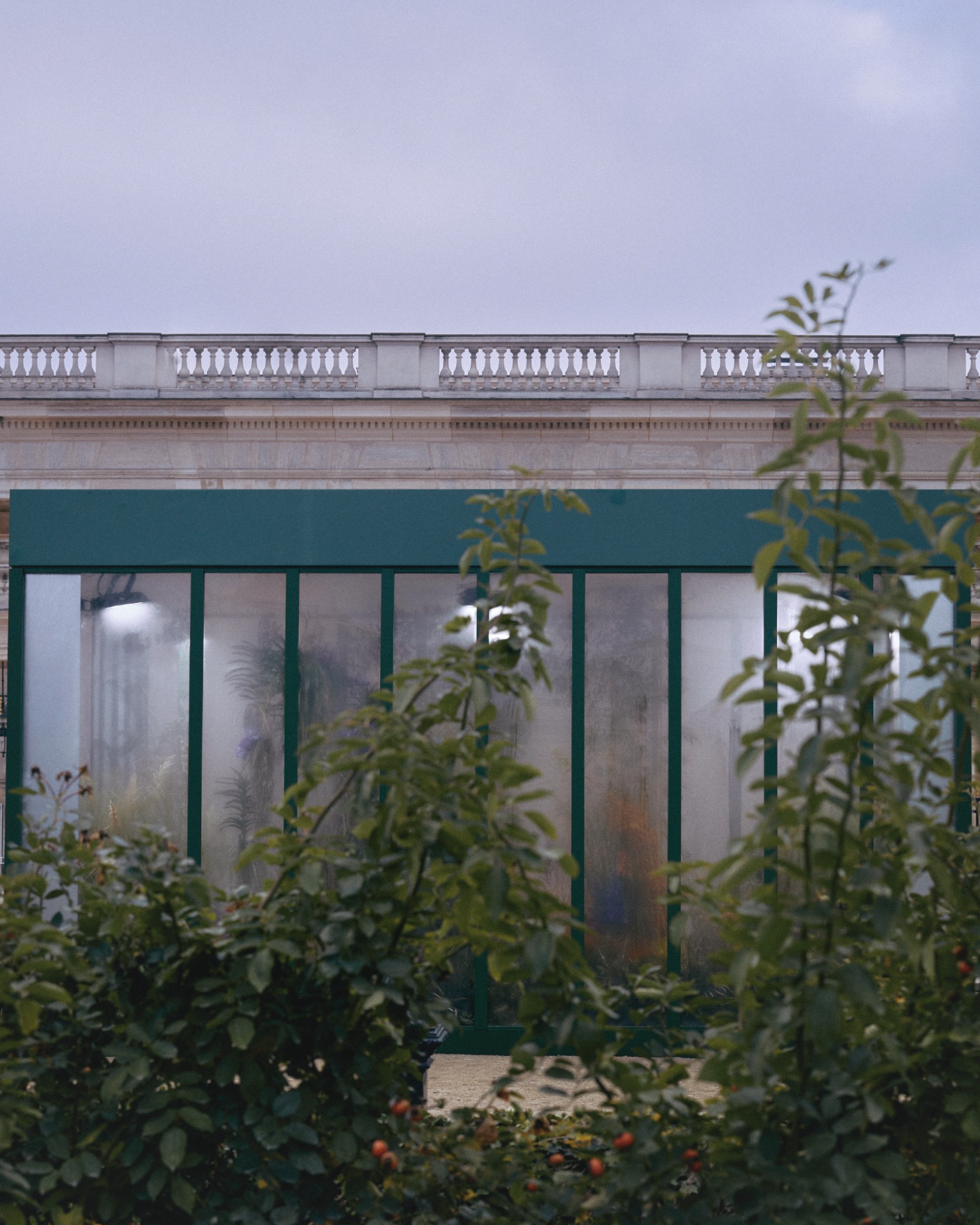 La serre dans le jardin du Palais-Royal