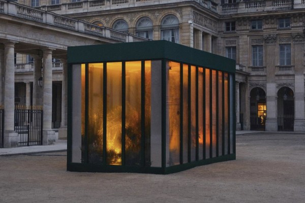 La serre dans le jardin du Palais-Royal